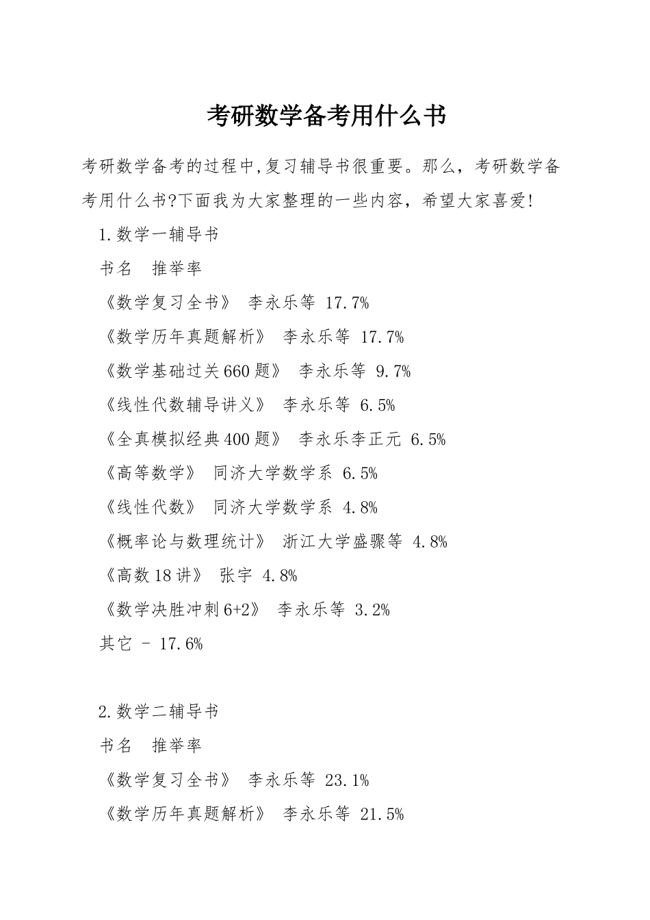 考研数学备考用什么书_第1页