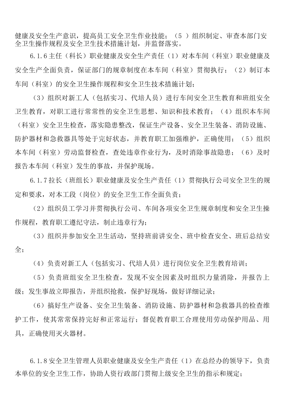 职业健康及安全生产责任制度_第3页