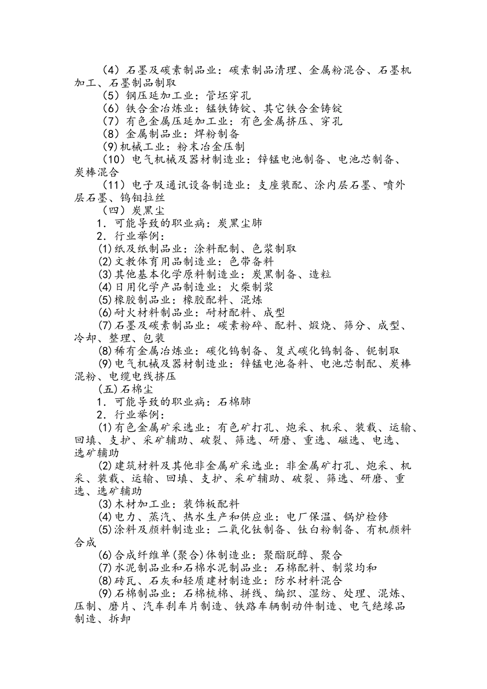 职业病危害因素分类目录_第3页