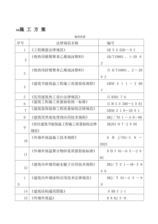 聚苯板保温技术施工方案