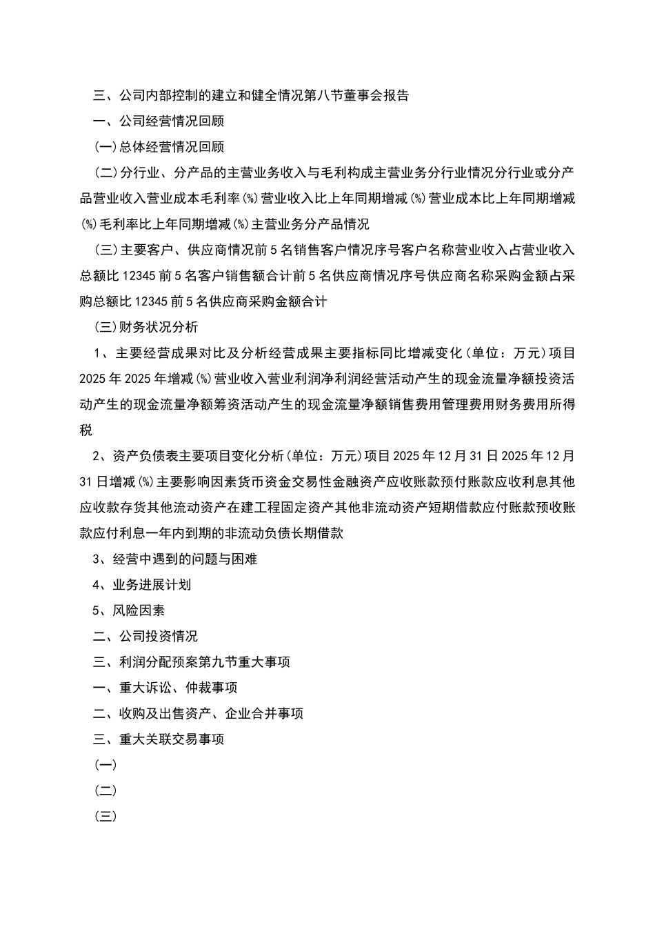 股份有限公司年度报告_第3页
