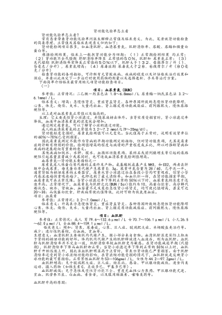 肾功能化验单总结
