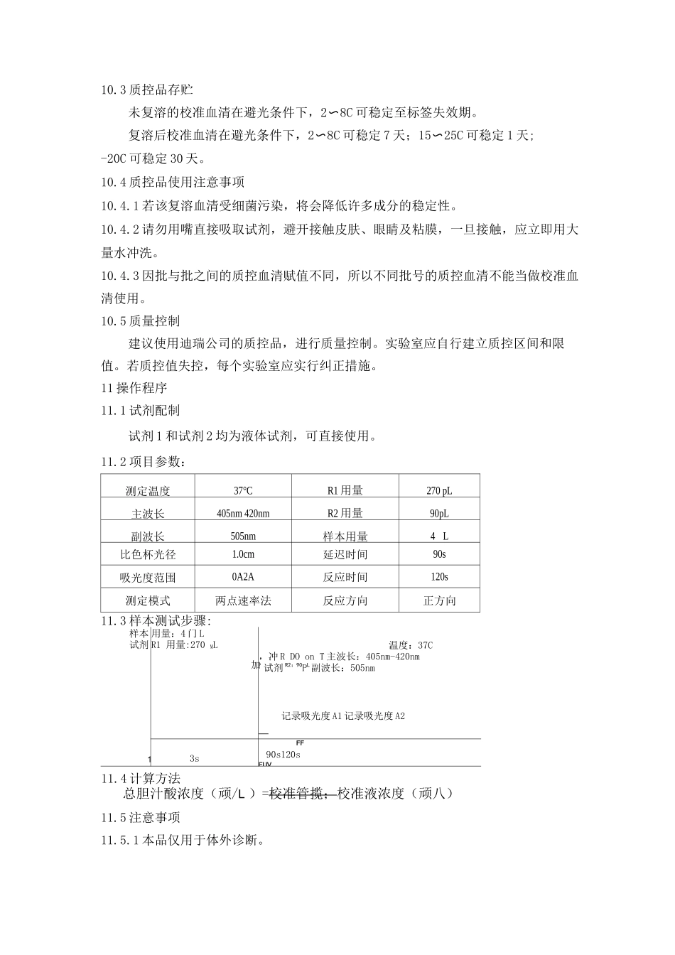 胆汁酸测定试剂盒标准化操作规程TBASOP_第3页