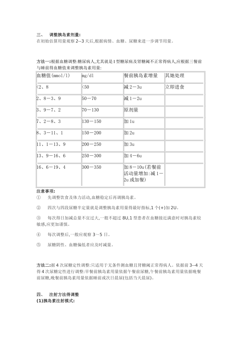 胰岛素的用法用量及注意事项_第3页