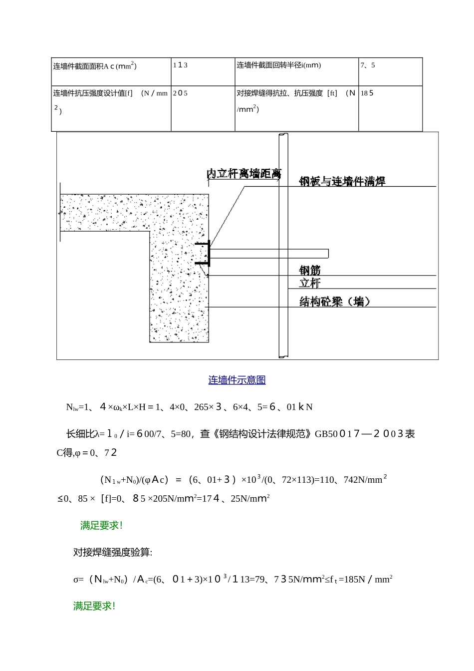脚手架连墙件计算书_第2页
