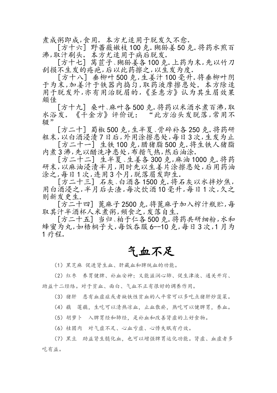 脱发的中药药方_第2页