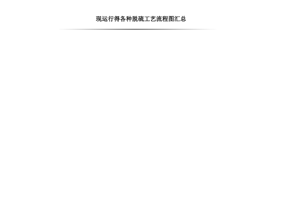 脱硫工艺流程_第1页