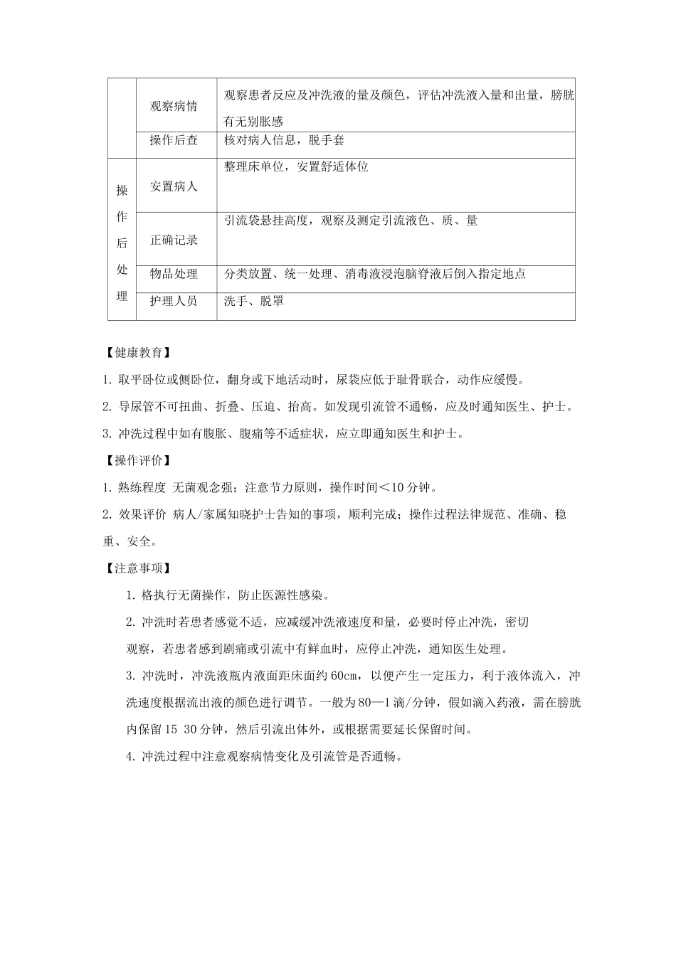 膀胱冲洗护理操作流程_第2页