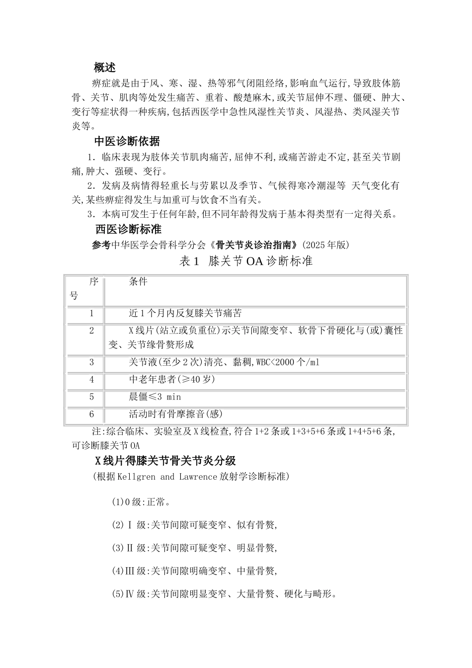 膝关节骨性关节炎诊疗规范_第1页