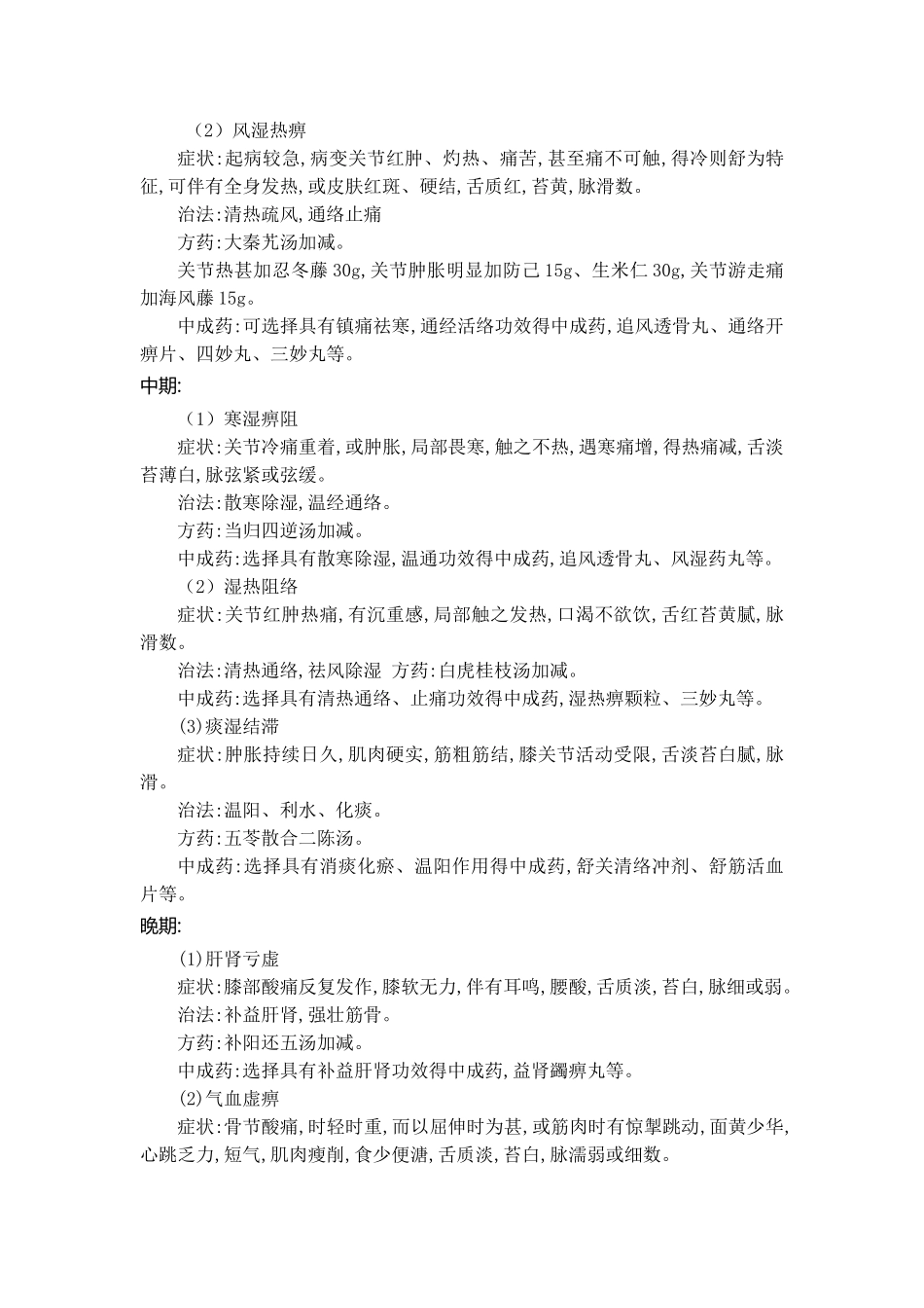 膝关节骨性关节炎诊疗规范_第3页