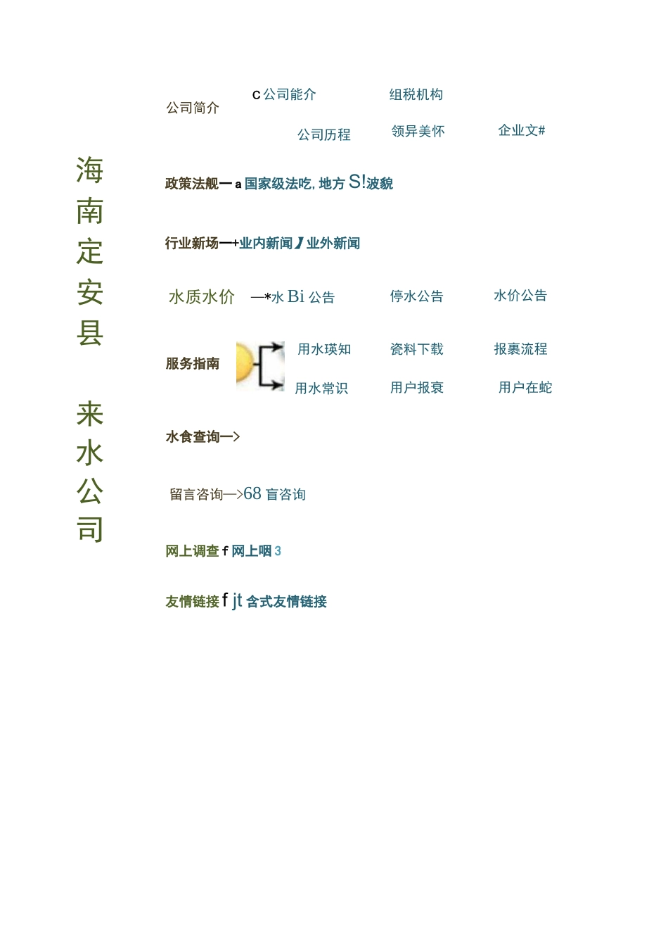 自来水公司网站策划_第2页