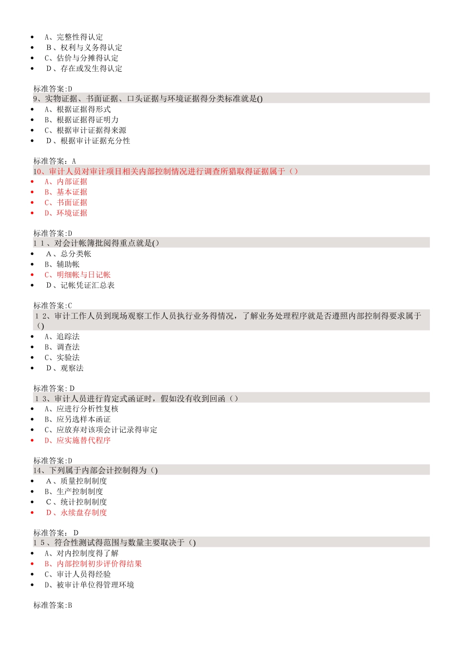 自考审计学复习资料_第2页