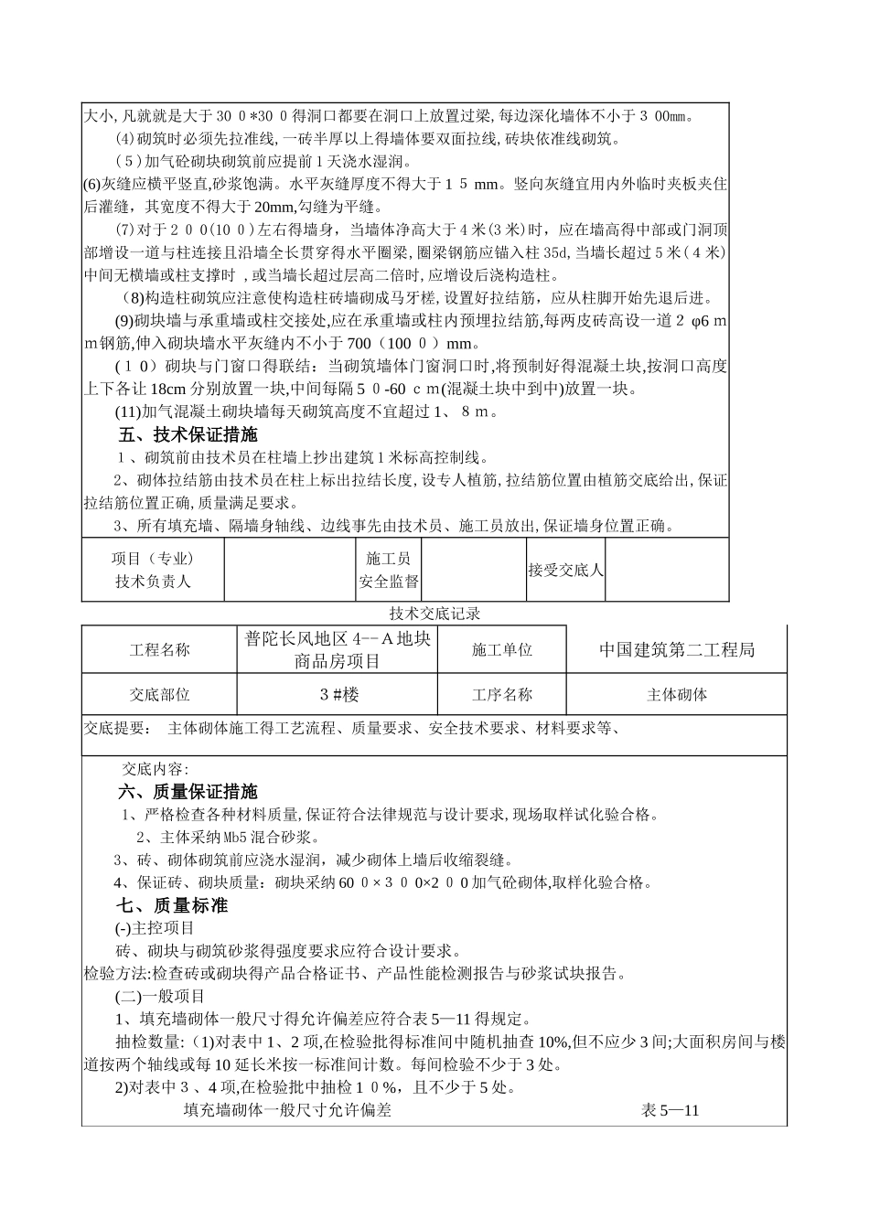 蒸压加气块施工技术交底_第2页