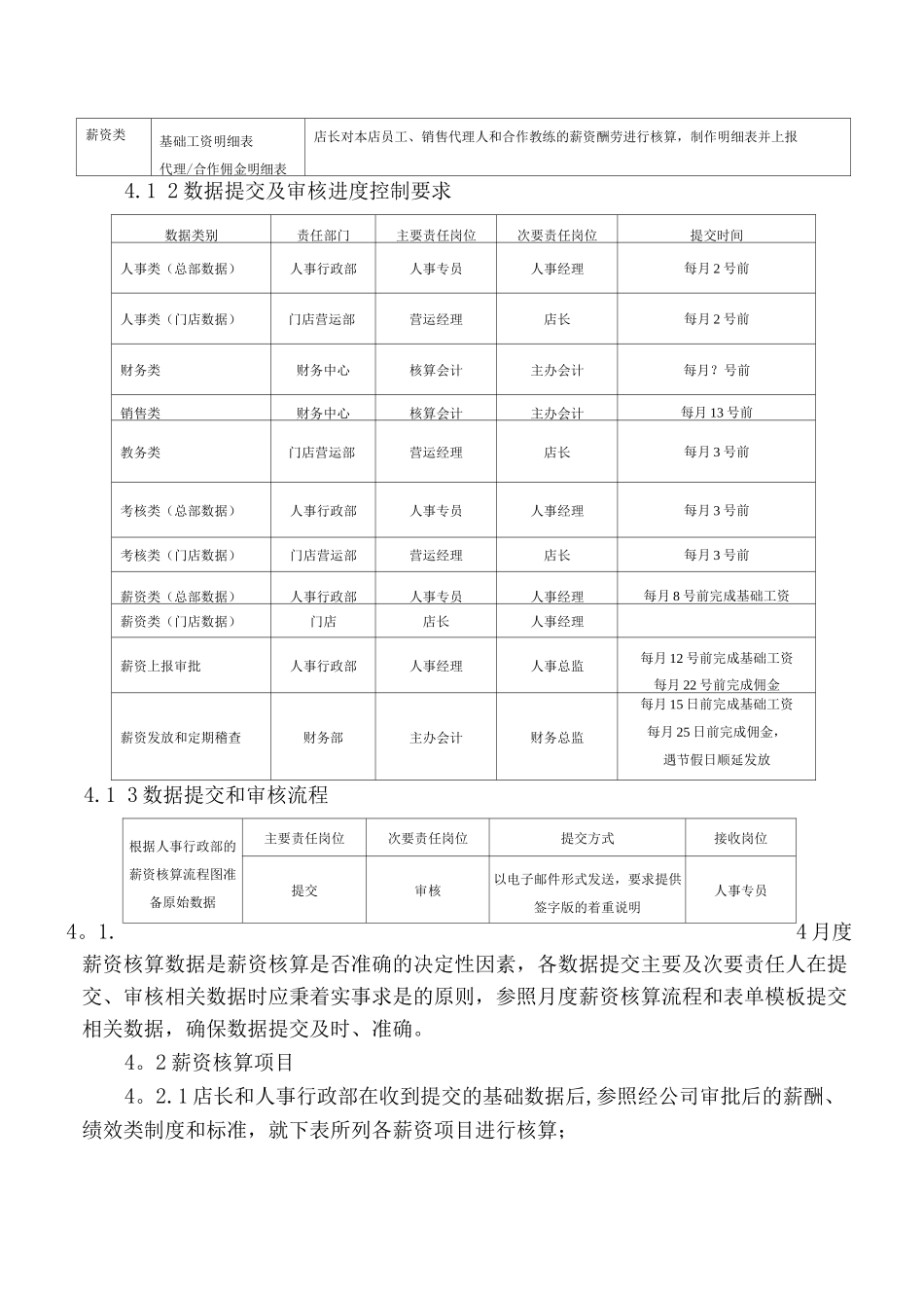 薪资核算管理办法_第2页