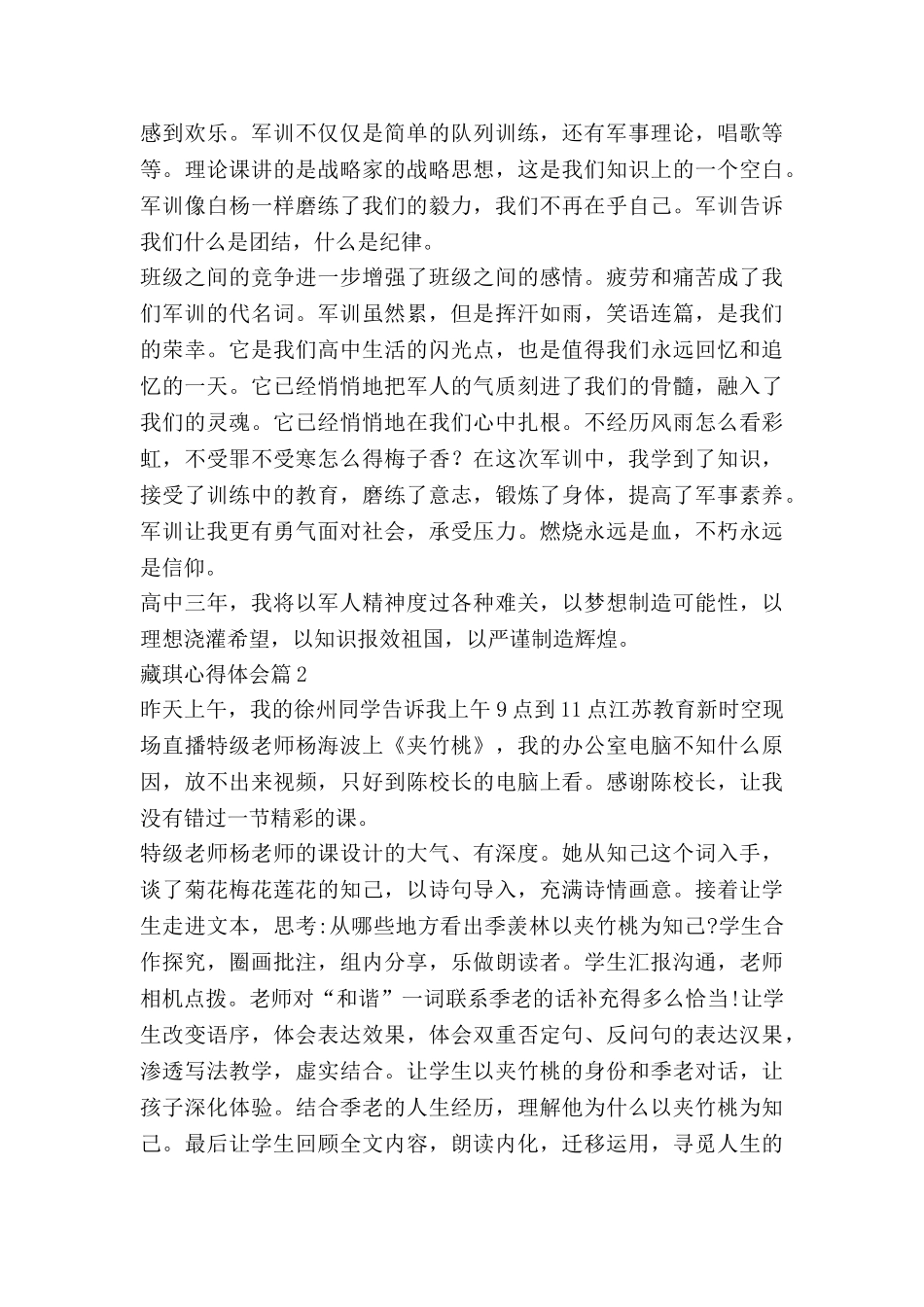 藏琪心得体会优质6篇_第2页