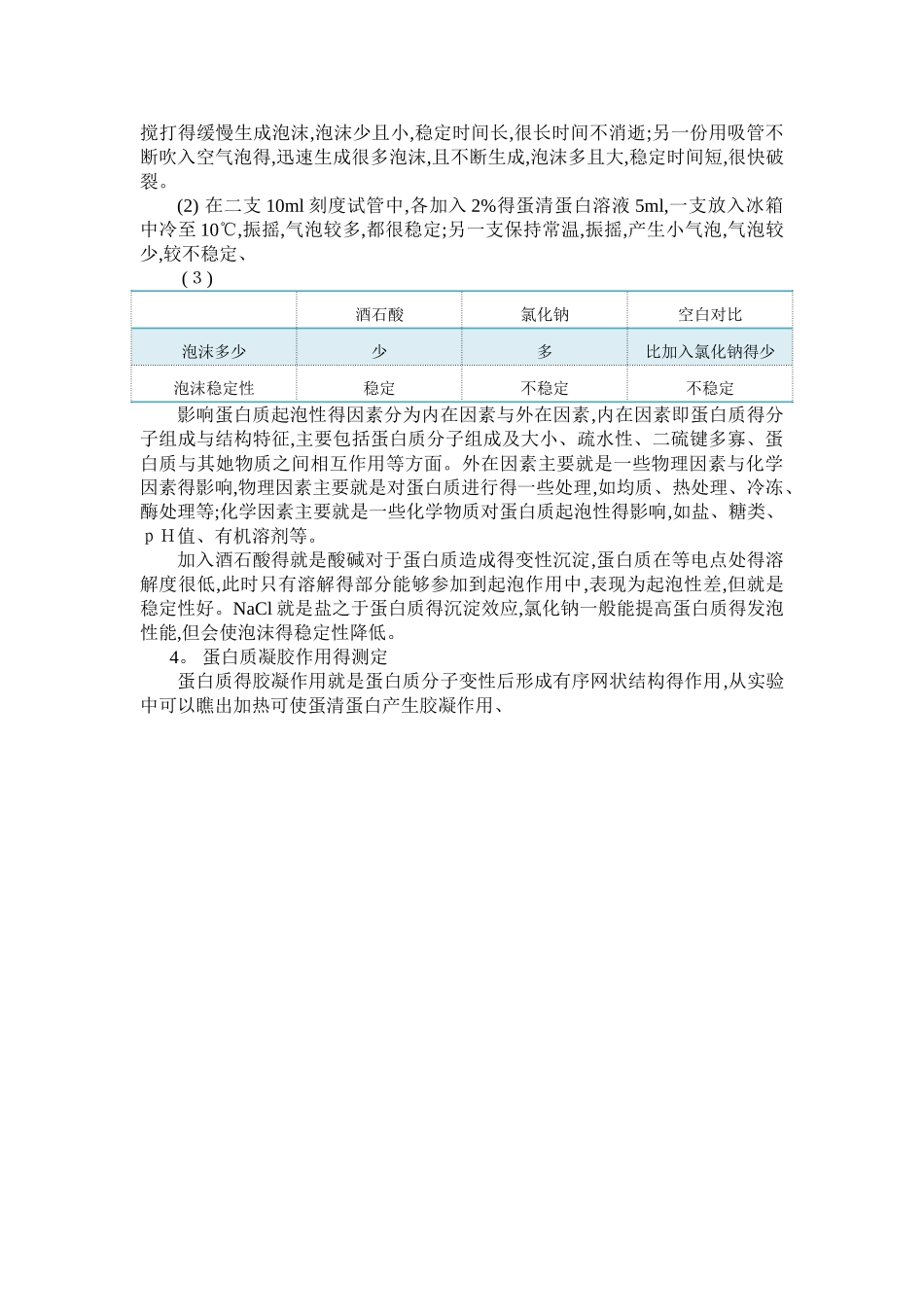 蛋白质功能性质的检测实验报告_第3页