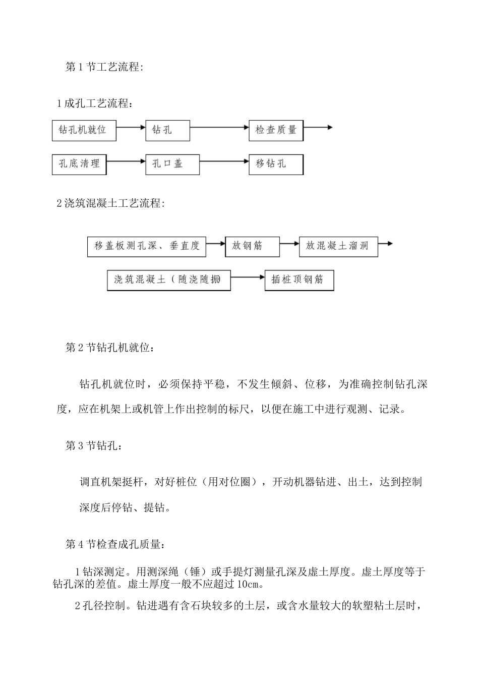 螺旋钻孔灌注桩施工方案_第3页