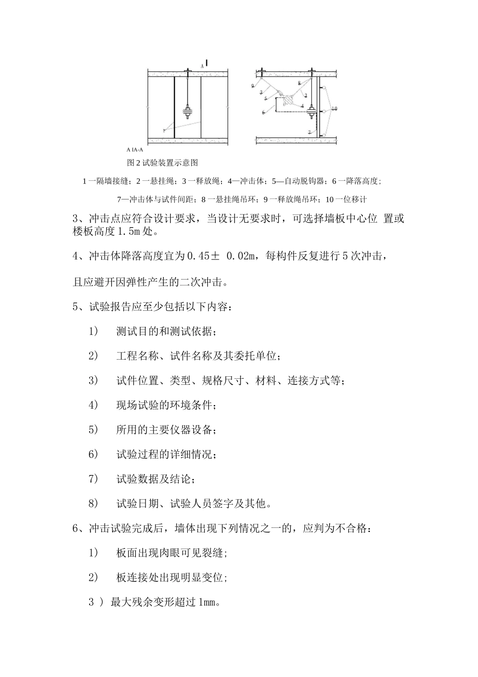 装配式混凝土结构隔墙冲击试验_第2页
