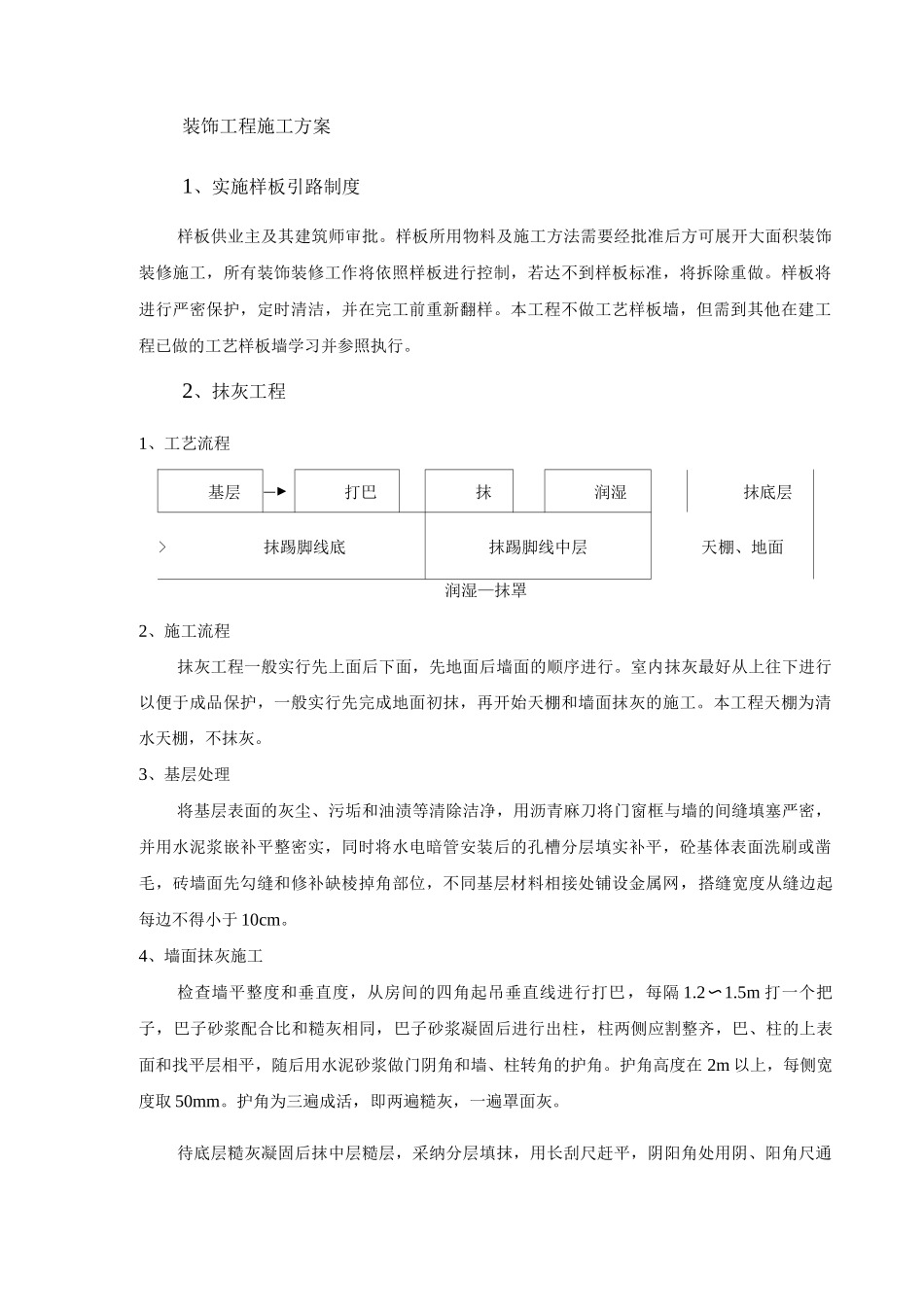 装饰工程施工方案4_第1页
