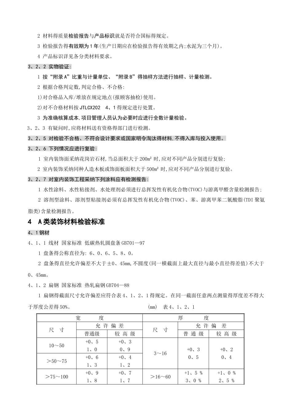 装饰材料验收规范_第2页