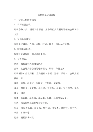 规范上会流程