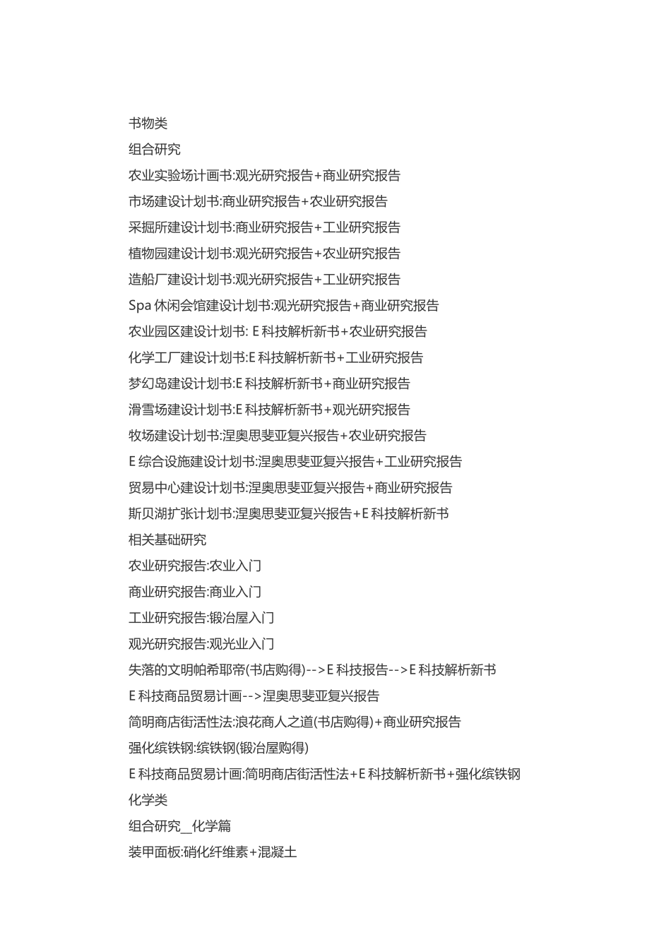 游戏资料：发明工坊2 物品组合秘籍_第1页