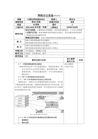 计算机网络通信协议