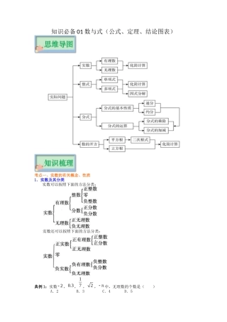 【口袋书】2026年中考数学必背知识手册-公式、定理、结论图表）