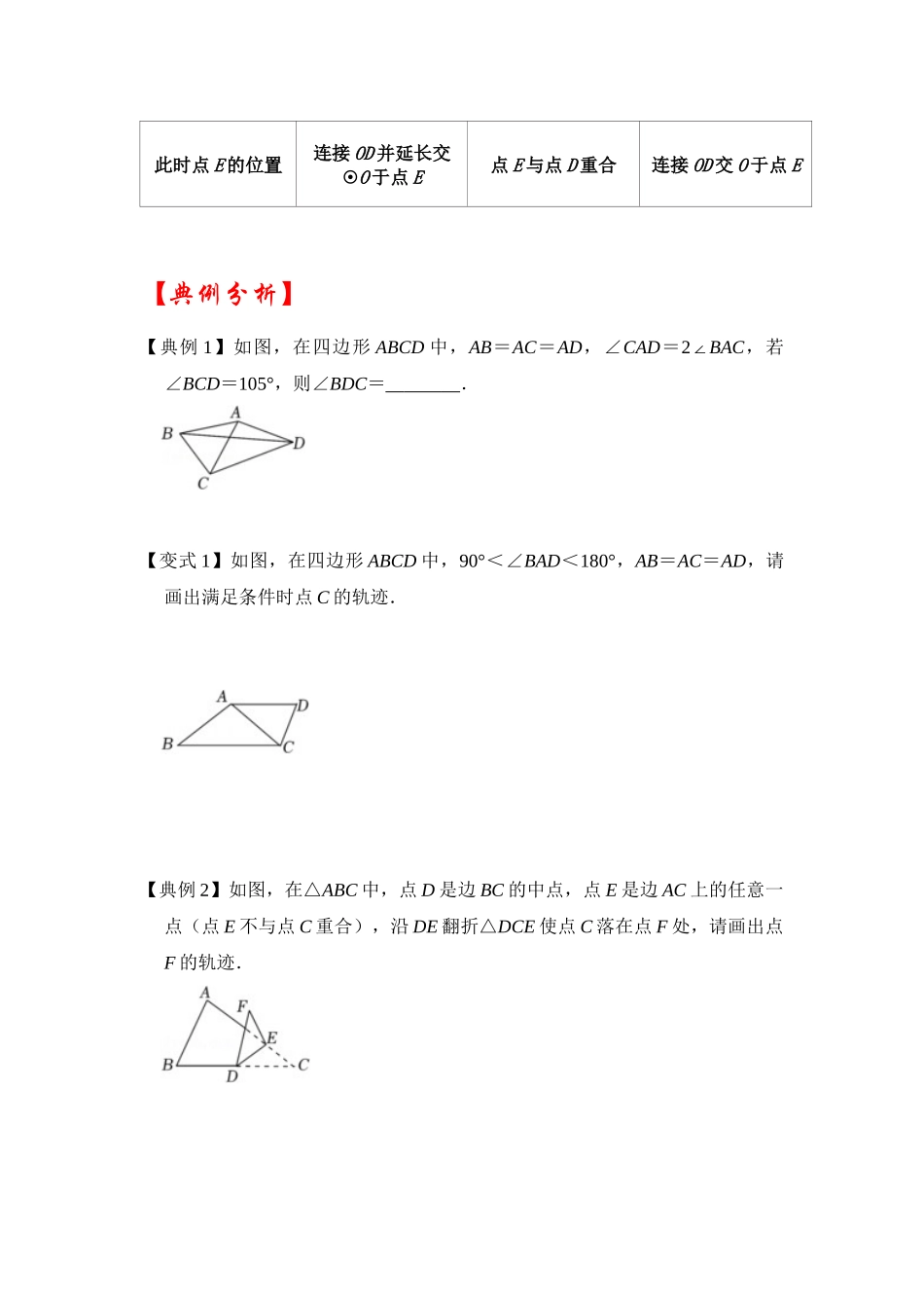 2026中考数学《重难点解读+专项训练》专题01  辅助圆定点定长（学生版+名师详解版）_第2页