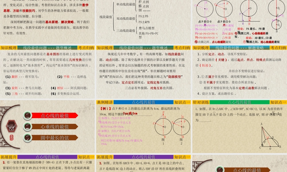 （高分突破）2026年中考数学专题14+几何模型-隐圆模型（求最值） 课件