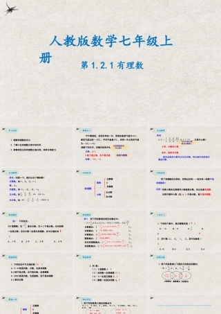  【25年秋季】新人教版七年级数学上册1.2.1有理数 课件