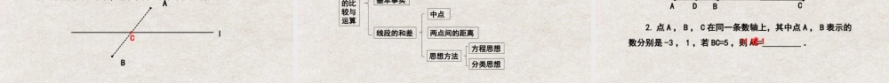  【25年秋季】新人教版七年级数学上册4.2直线、射线、线段(第二课时) 课件