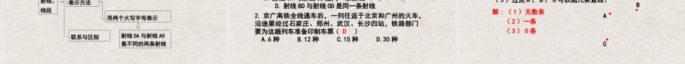  【25年秋季】新人教版七年级数学上册4.2直线、射线、线段(第一课时) 课件