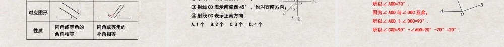  【25年秋季】新人教版七年级数学上册4.3.3余角和补角 课件