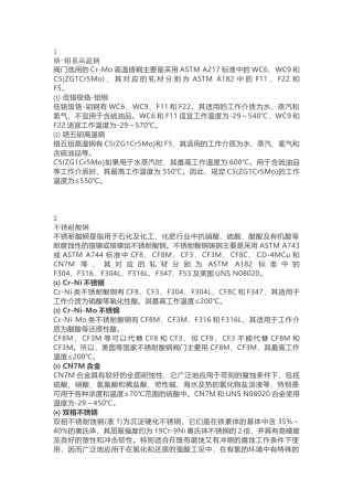 管线阀门腐蚀工况