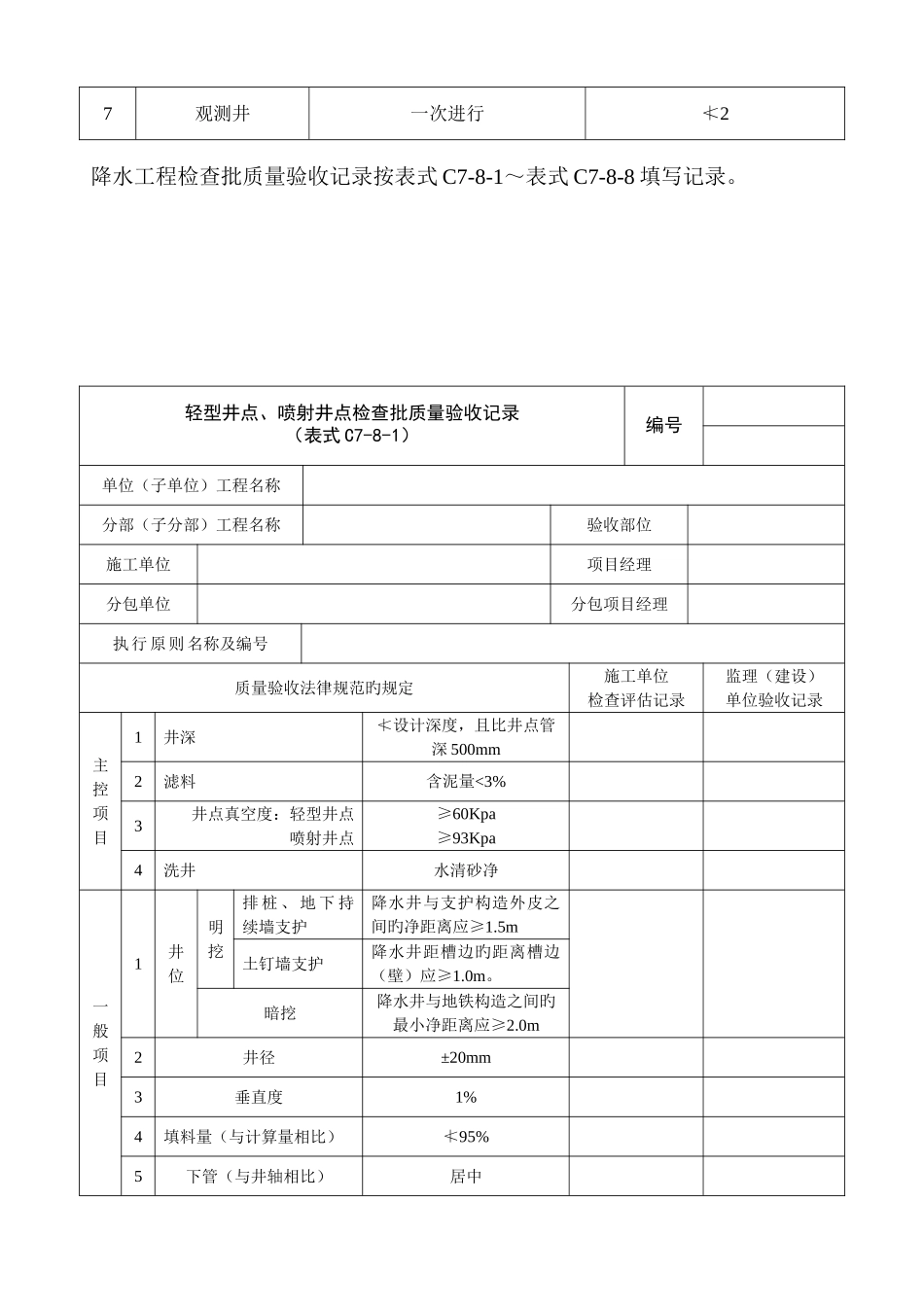 轨道交通降水工程施工质量验收标准_第3页