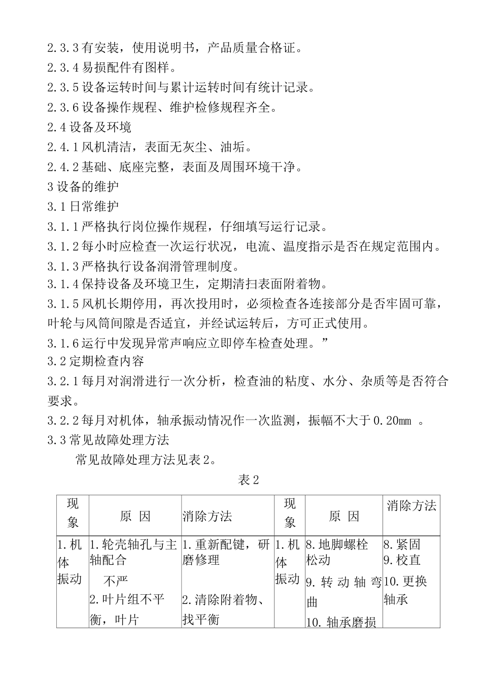 轴流风机维护检修规程_第3页