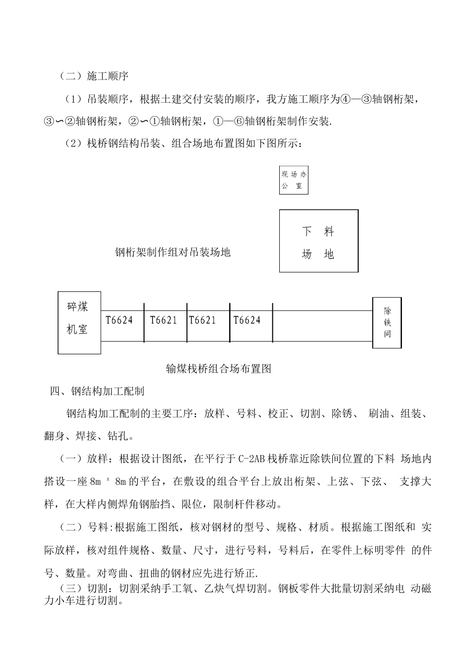 输煤栈桥钢结构施工方案_第2页