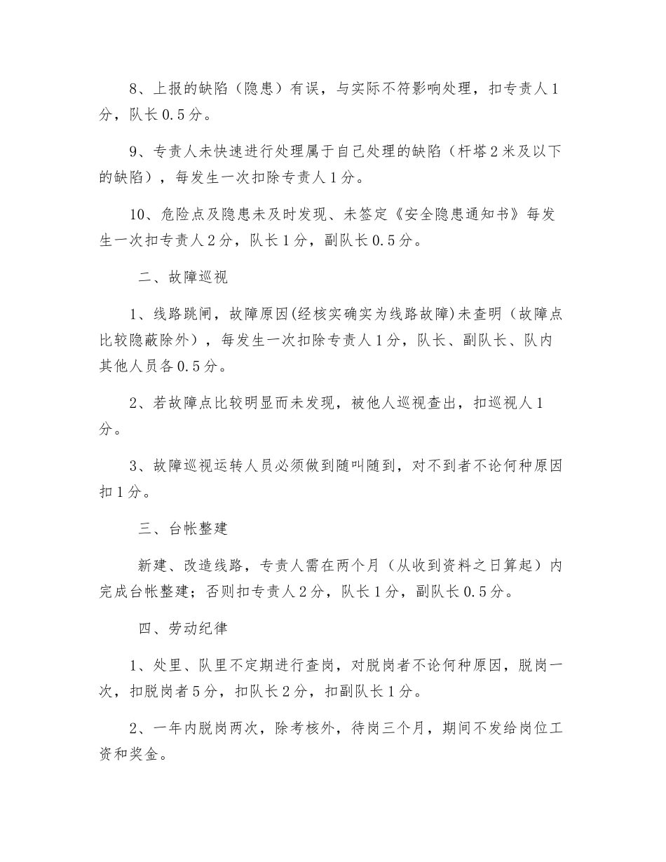 输电线路巡视考核办法_第2页