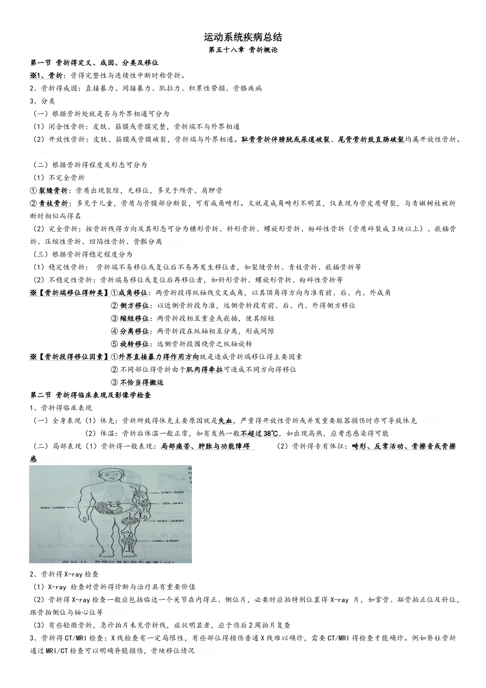 运动系统疾病总结_第1页