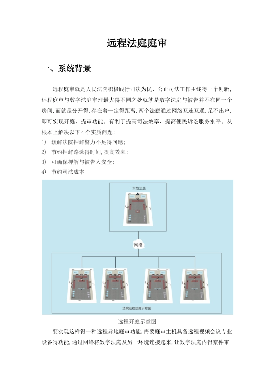 远程法庭解决方案_第1页