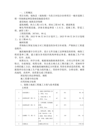 道路工程专项施工方案