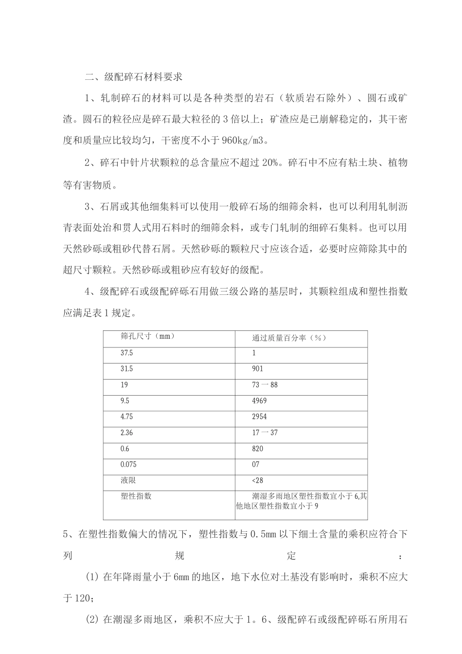 道路工程级配碎石施工工艺_第2页