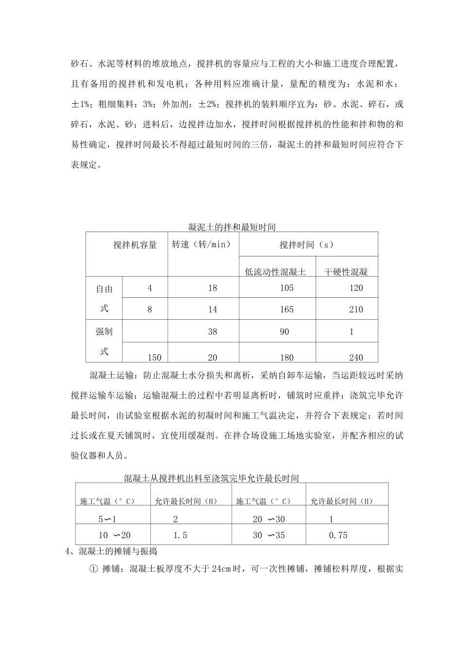 道路施工水泥混凝土面层工方案_第2页