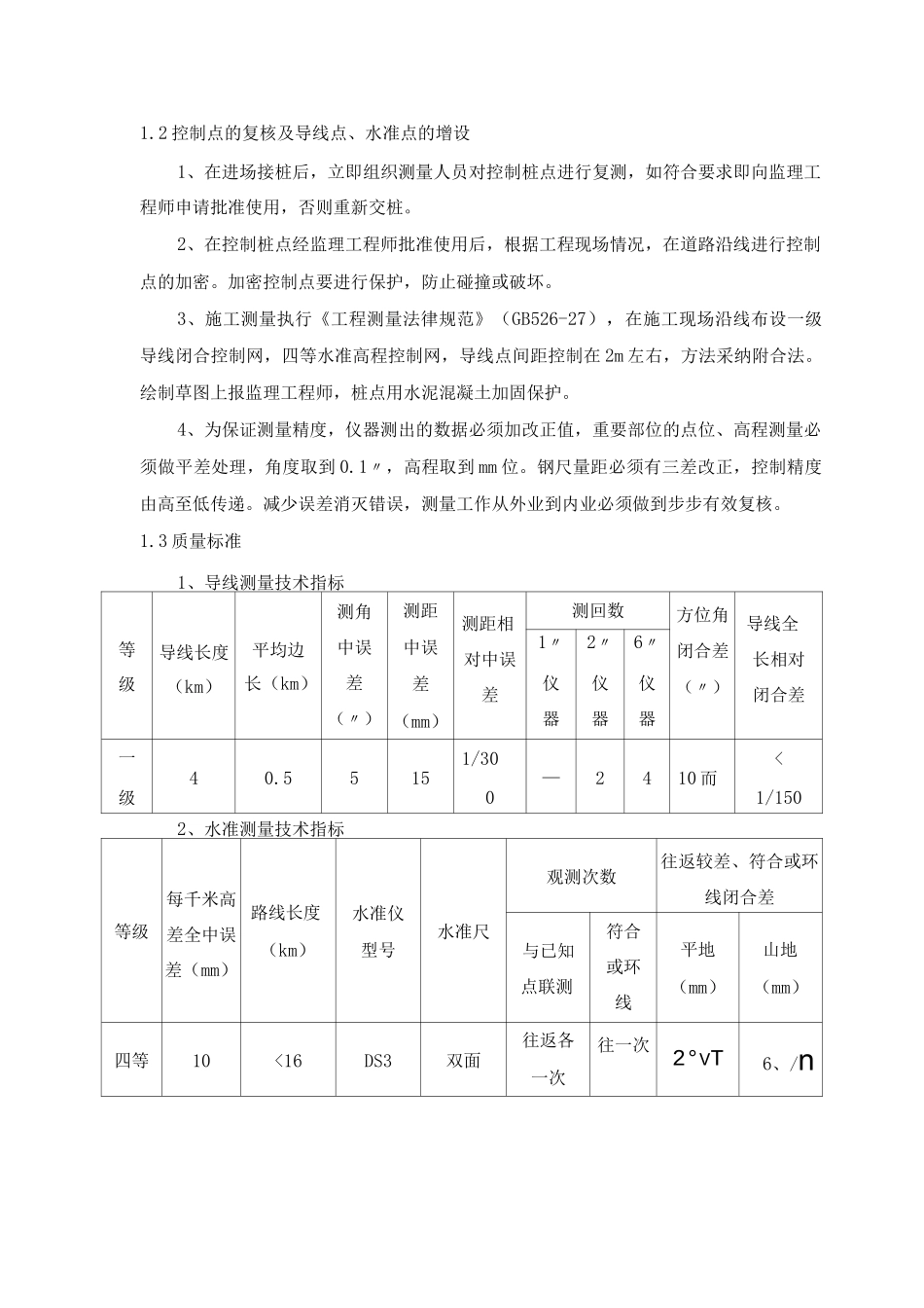 道路测量施工方案_第2页