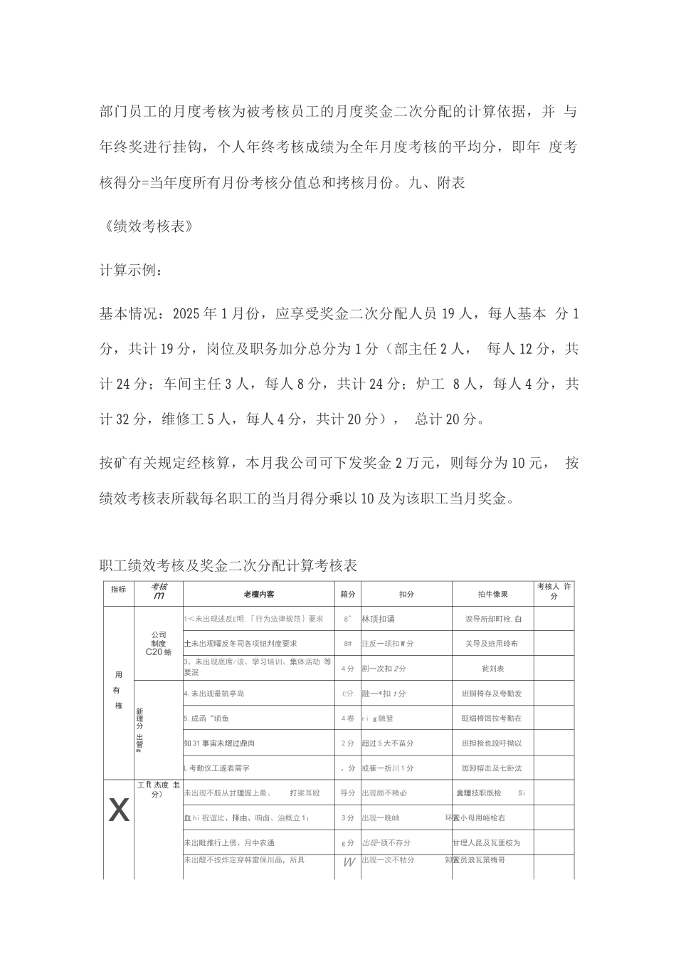 部门绩效考核实施细则_第3页