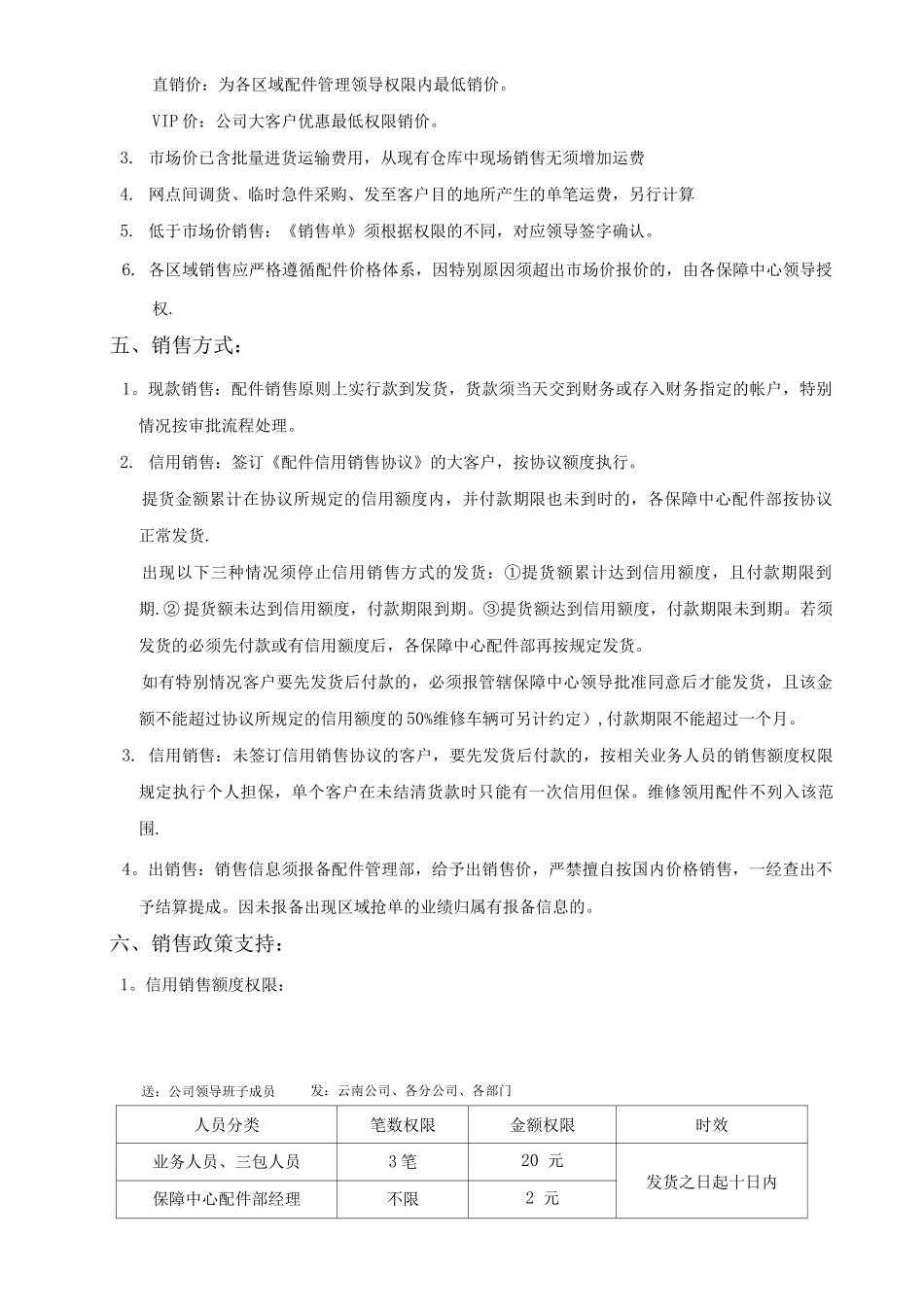 配件销售管理制度_第2页