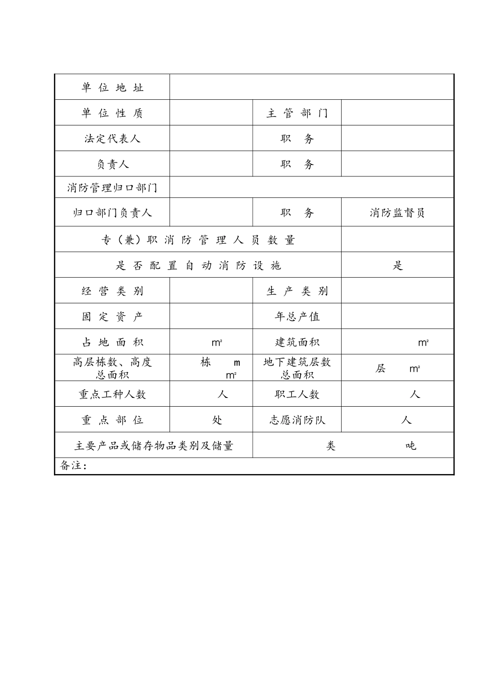 酒店消防档案范本_第3页