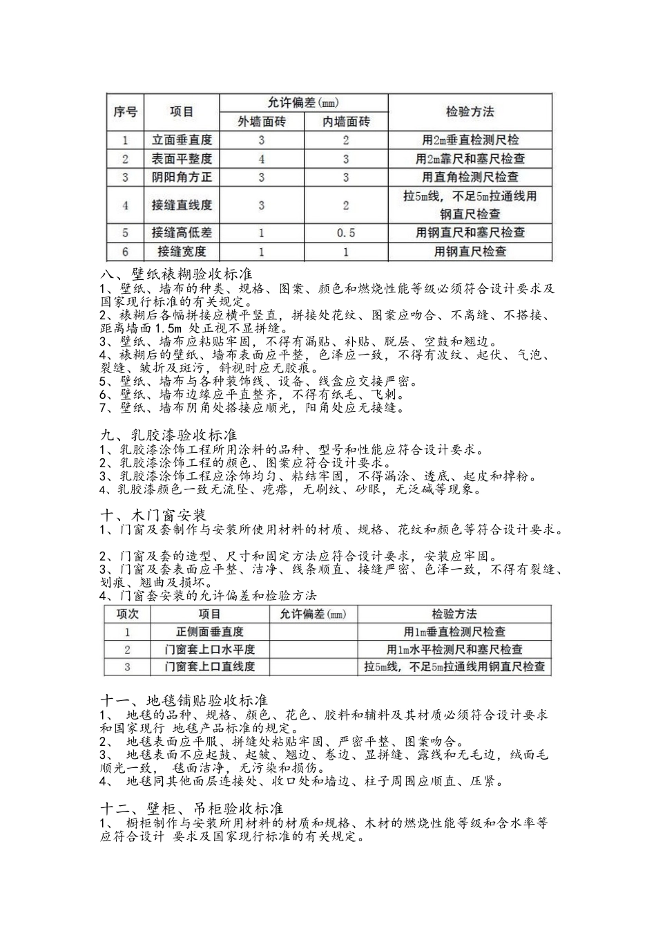酒店装修验收标准验收标准_第3页