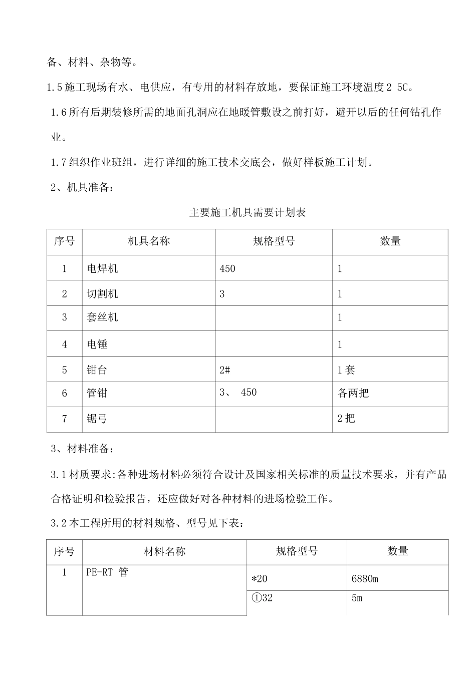采暖施工方案2_第2页